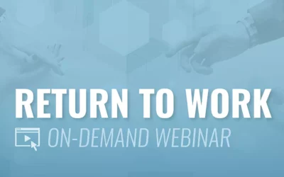 Return to Work | COVID-19 Recommendations | Webinar